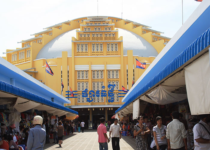 central market in Phnom Penh