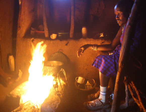 maasai house in Maasai mara