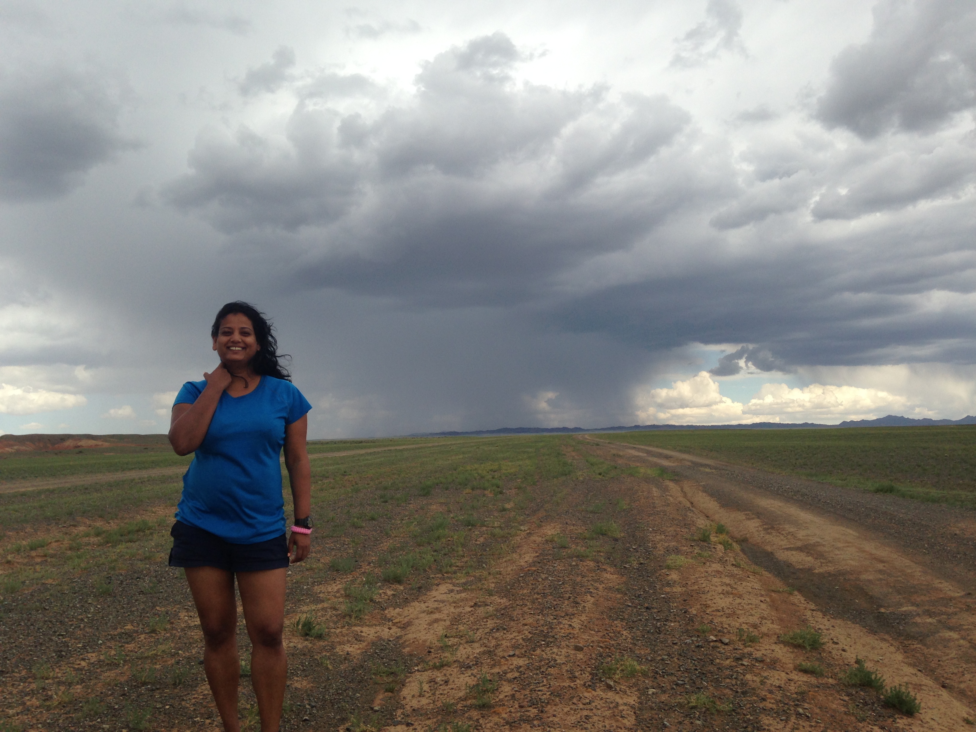 rain in gobi desert