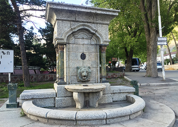 Interesting sights in the town of Kazbegi