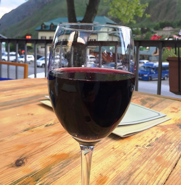 Kazbegi has some fantastic local wines