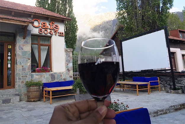 Kazbegi has a fine collection of local wines