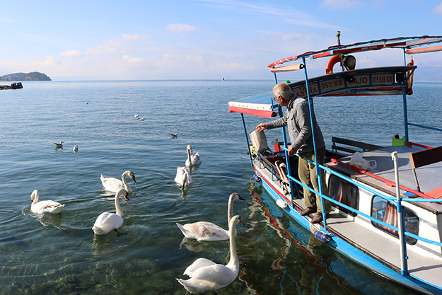 Lake Ohrid in Macedonia