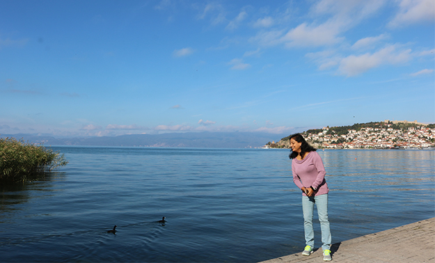 Lake Ohrid in Macedonia