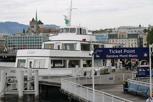 ferry boarding geneva