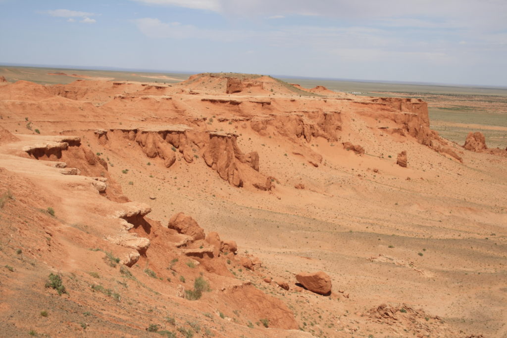 flaming cliffs of gobi