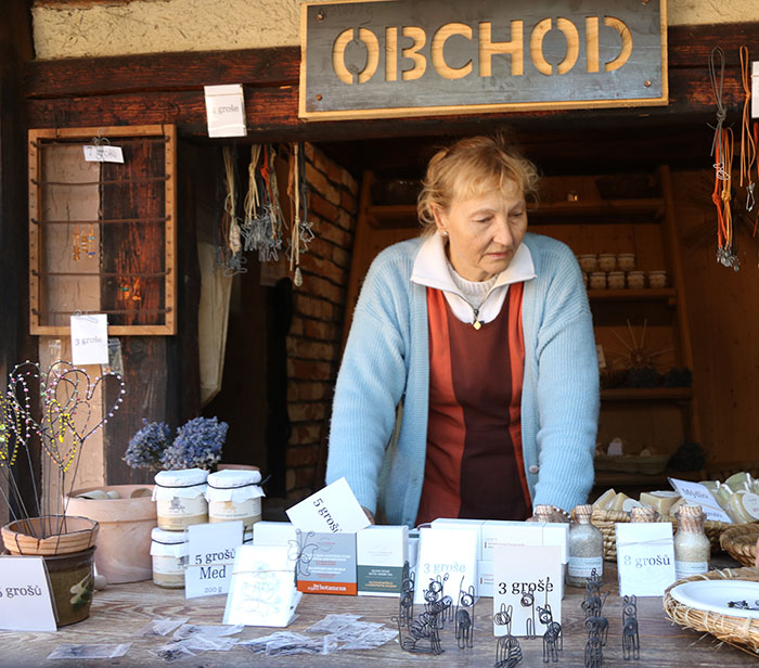 Botanicus historical craft village in Ostrá