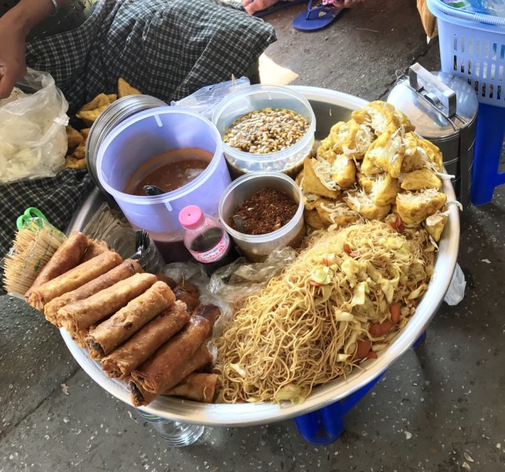 street food in yangon