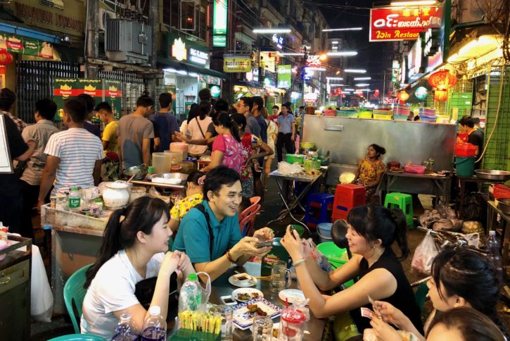 street food in Yangon