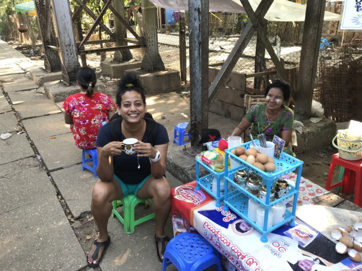 milk is a widely consumed drink in Yangon