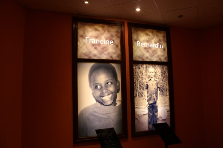 Kigali Genocide Museum has many heart-wrenching pictures