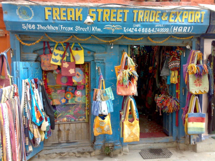 Freak Street in Kathmandu