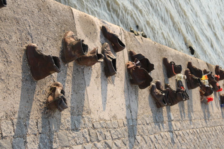 shoes on the Danube