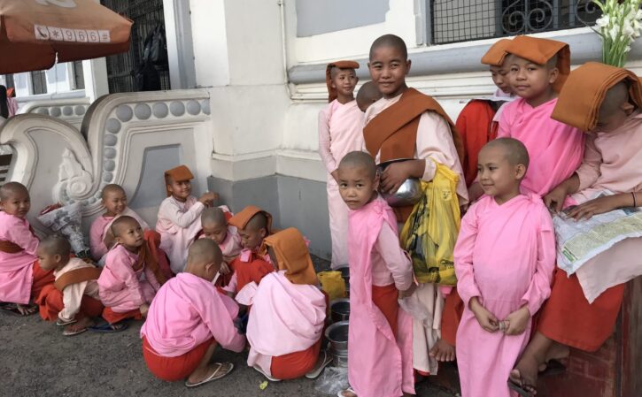 Young monks