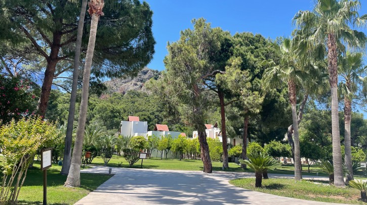The path leading to The Villagio