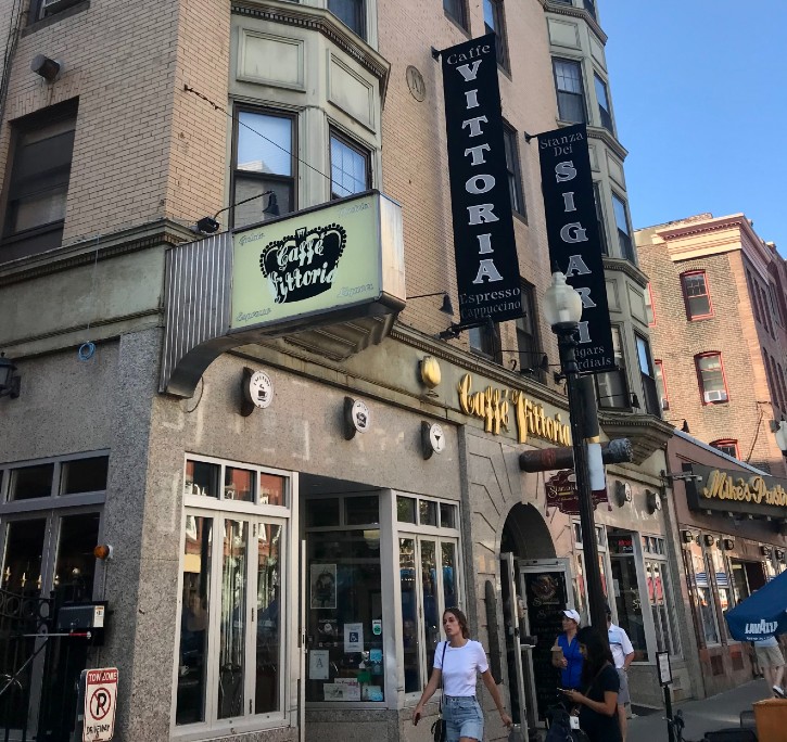 Street view of Caffe Vittoria